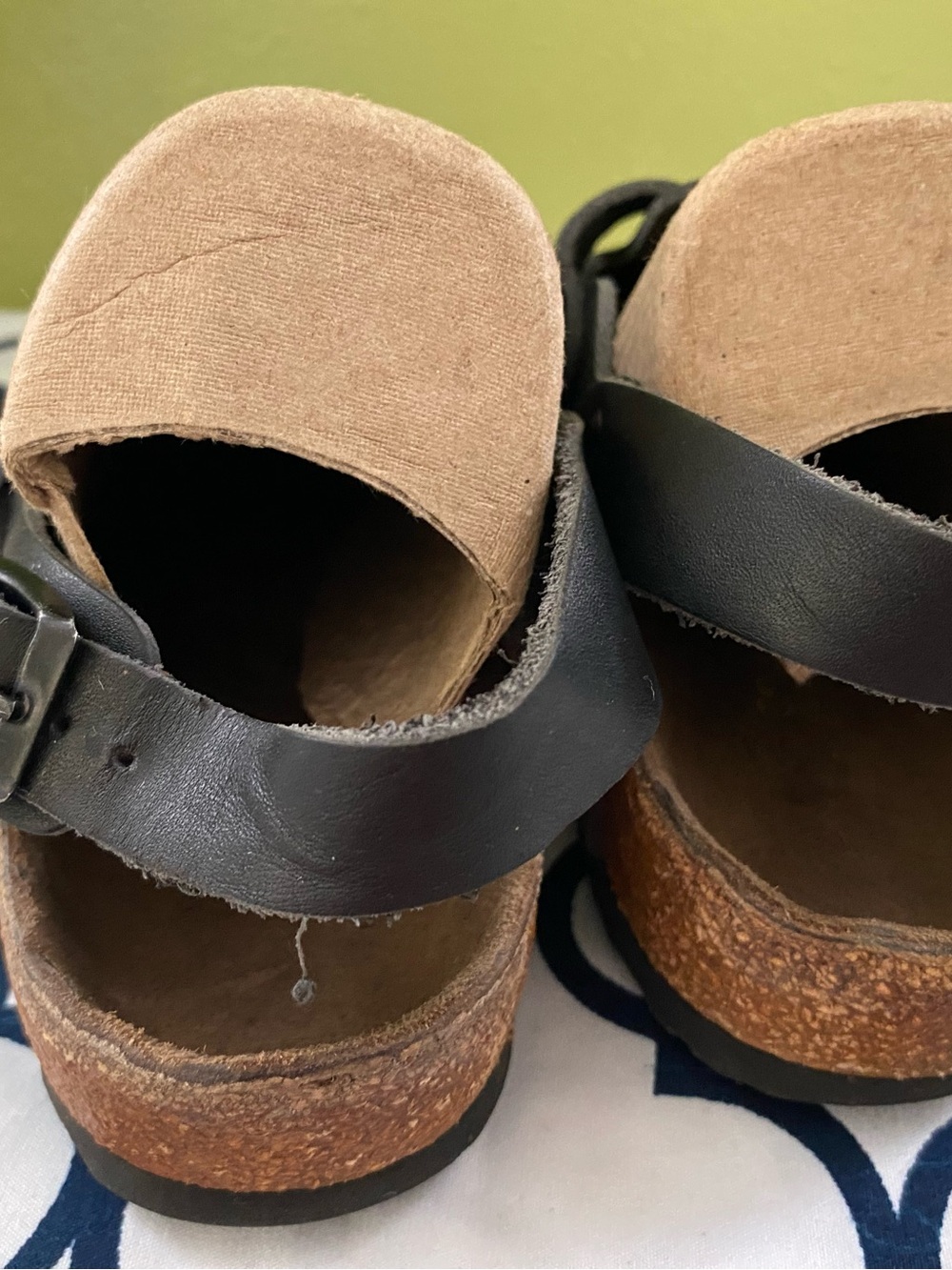 Pre-owned Birkenstock Boston Clog with Strap 39/8 in black sandal Women’s - Picture 9 of 11